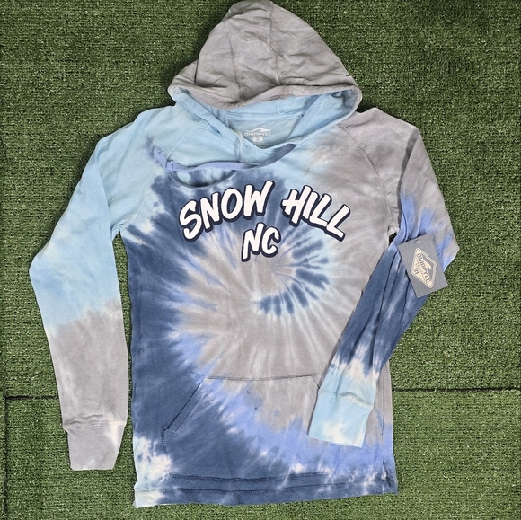 OHIOPYLE | 100% COTTON HOODED TYE DYED LIGHTWEIGHT LONG SLEEVE SHIRT w\ POCKET - Picture 2 of 13